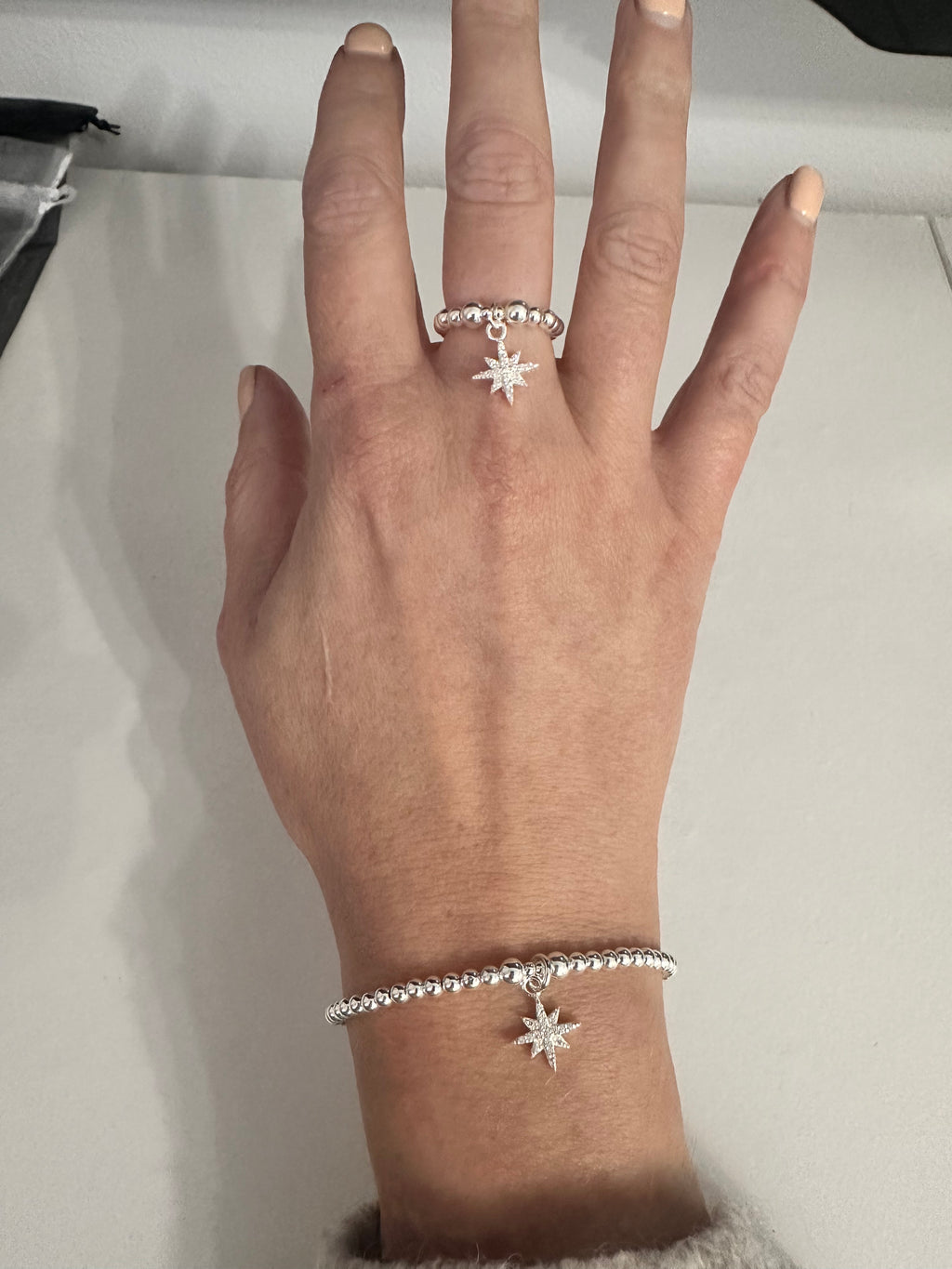 North Star Bracelet & Ring Set - Beautiful Keepsakes