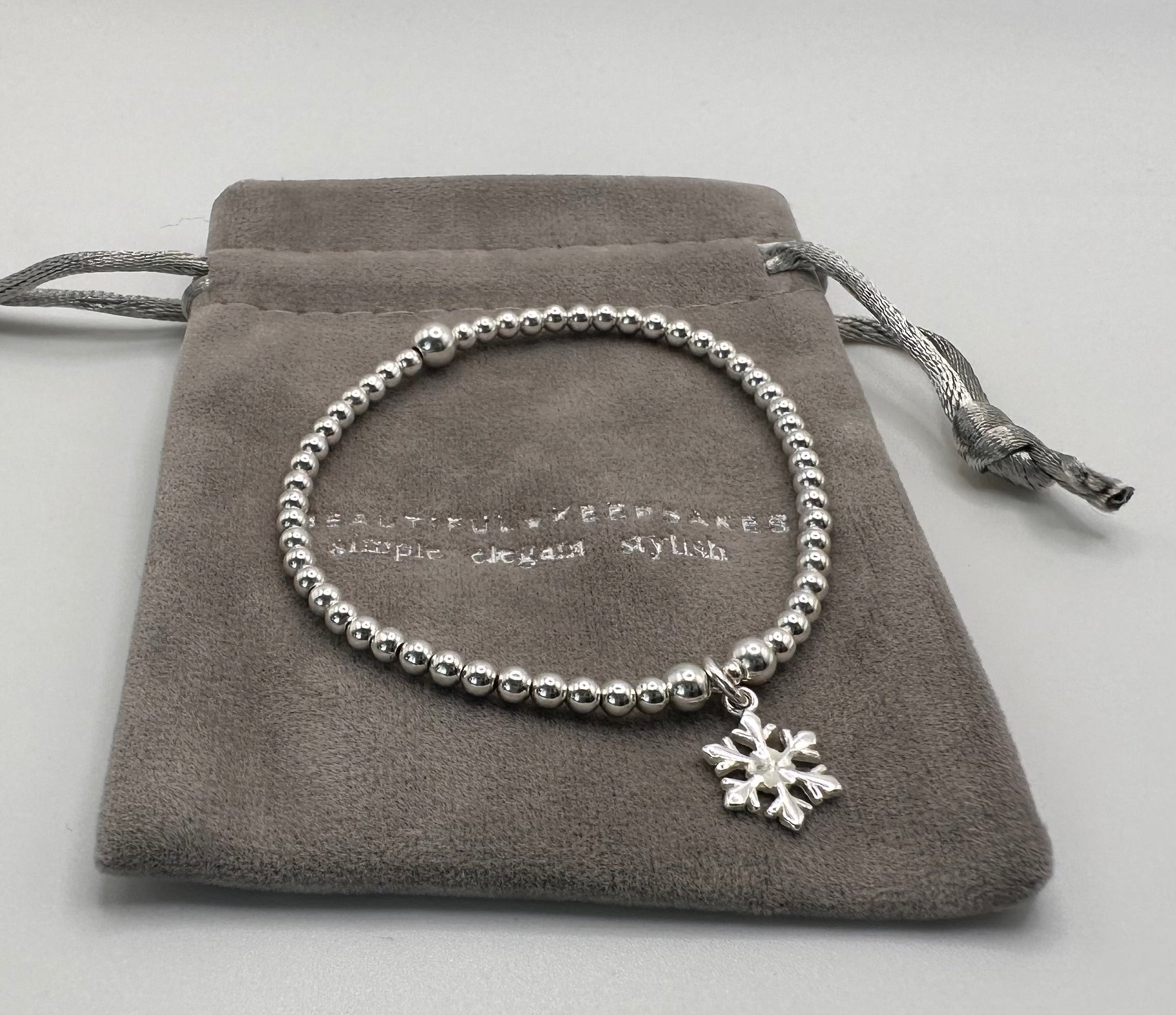 Snowflake Bracelet - Beautiful Keepsakes