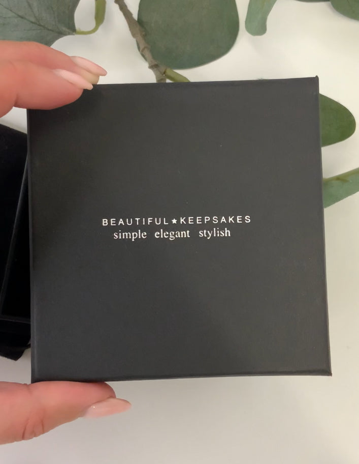 Silver Satellite Birthstone Necklace - Beautiful Keepsakes