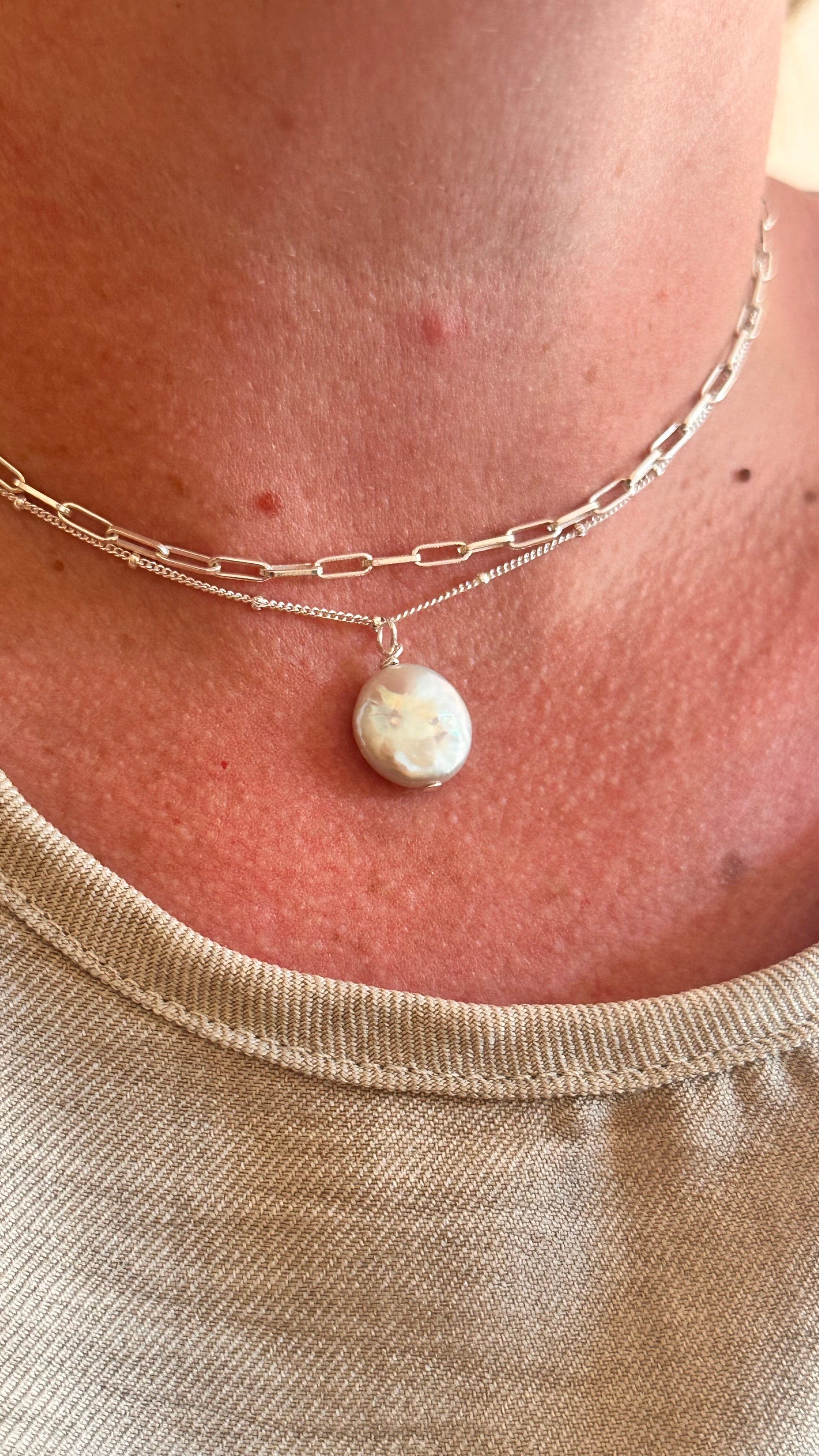 Pearl Satellite Necklace - Beautiful Keepsakes