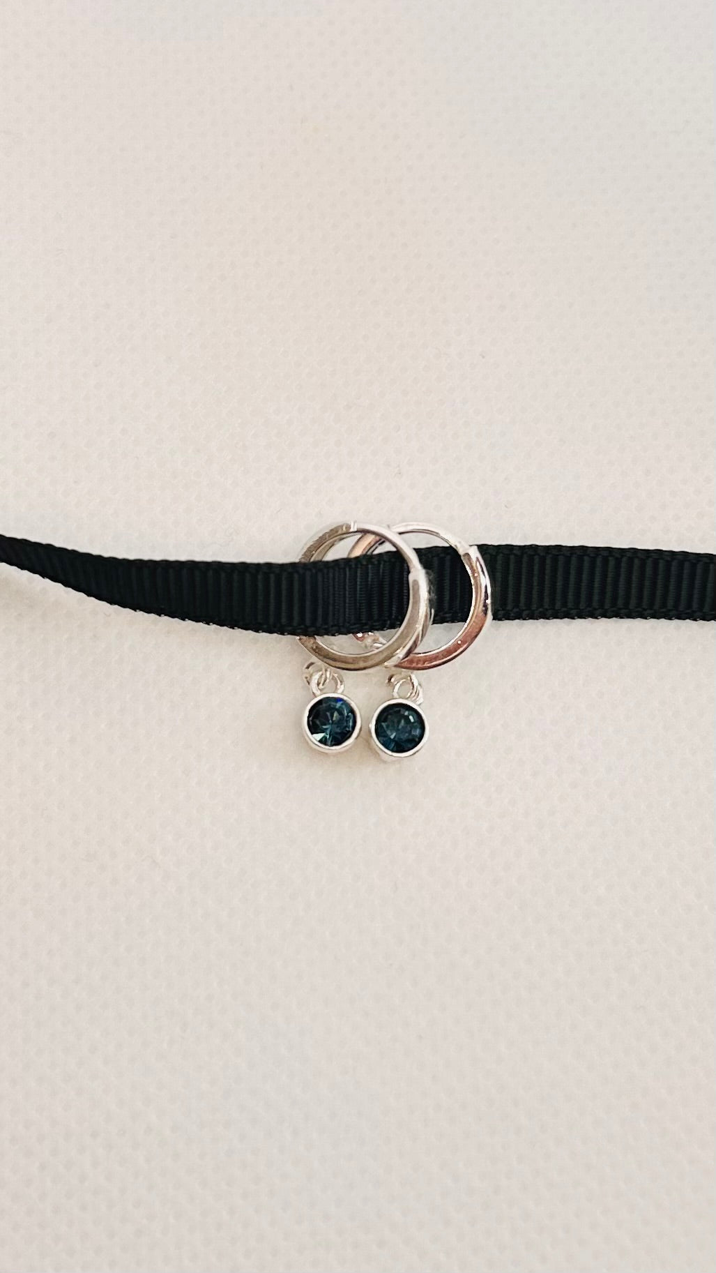 Birthstone Hoop Earrings | Sterling Silver - Beautiful Keepsakes