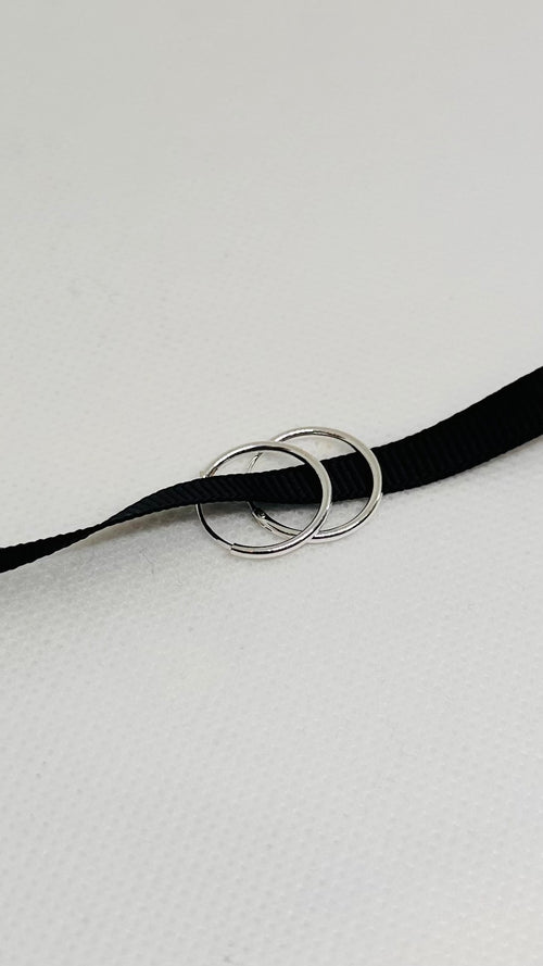 15mm Hoop Earrings | Sterling Silver - Beautiful Keepsakes