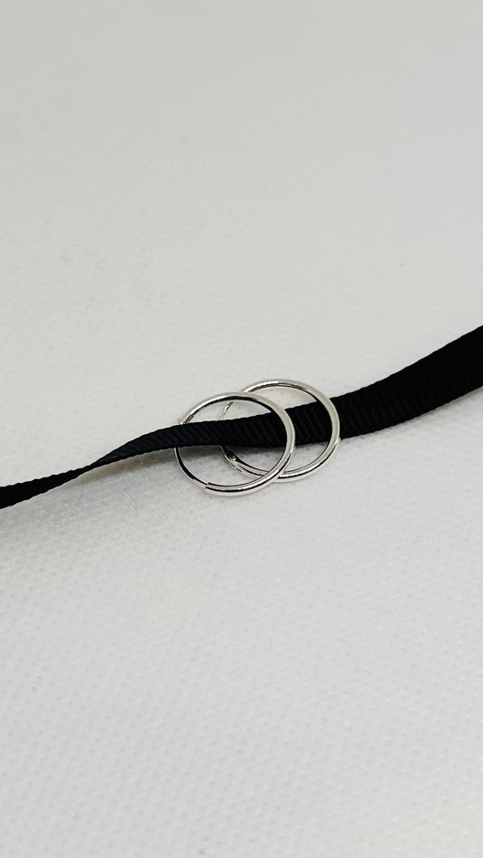 15mm Hoop Earrings | Sterling Silver