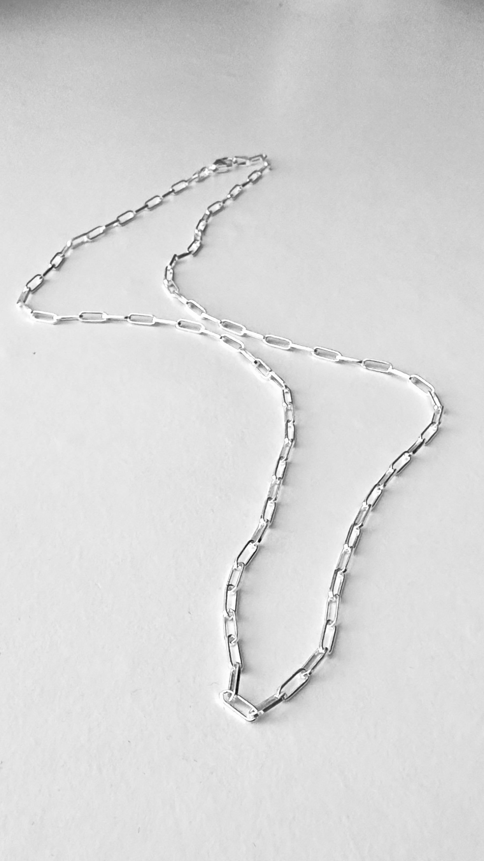 Paper Clip Necklace | Sterling Silver - Beautiful Keepsakes