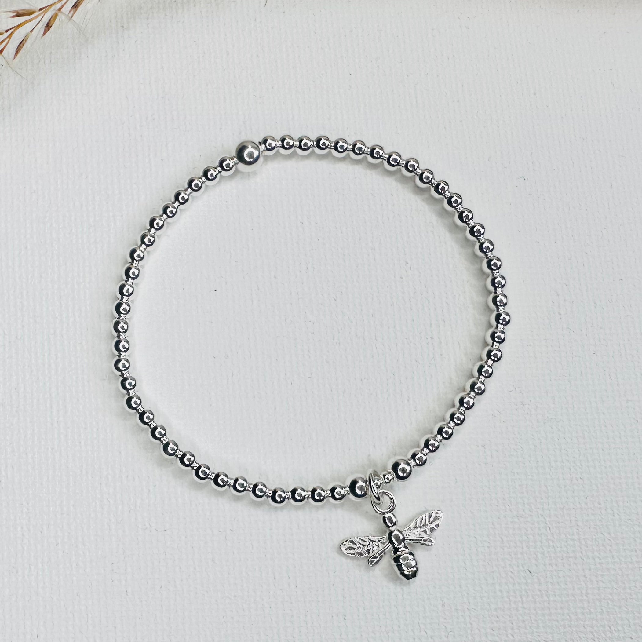 Bumble Bee Bracelet (925) - Beautiful Keepsakes