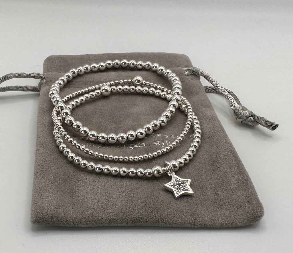 Diamanté Star Bracelet - Beautiful Keepsakes