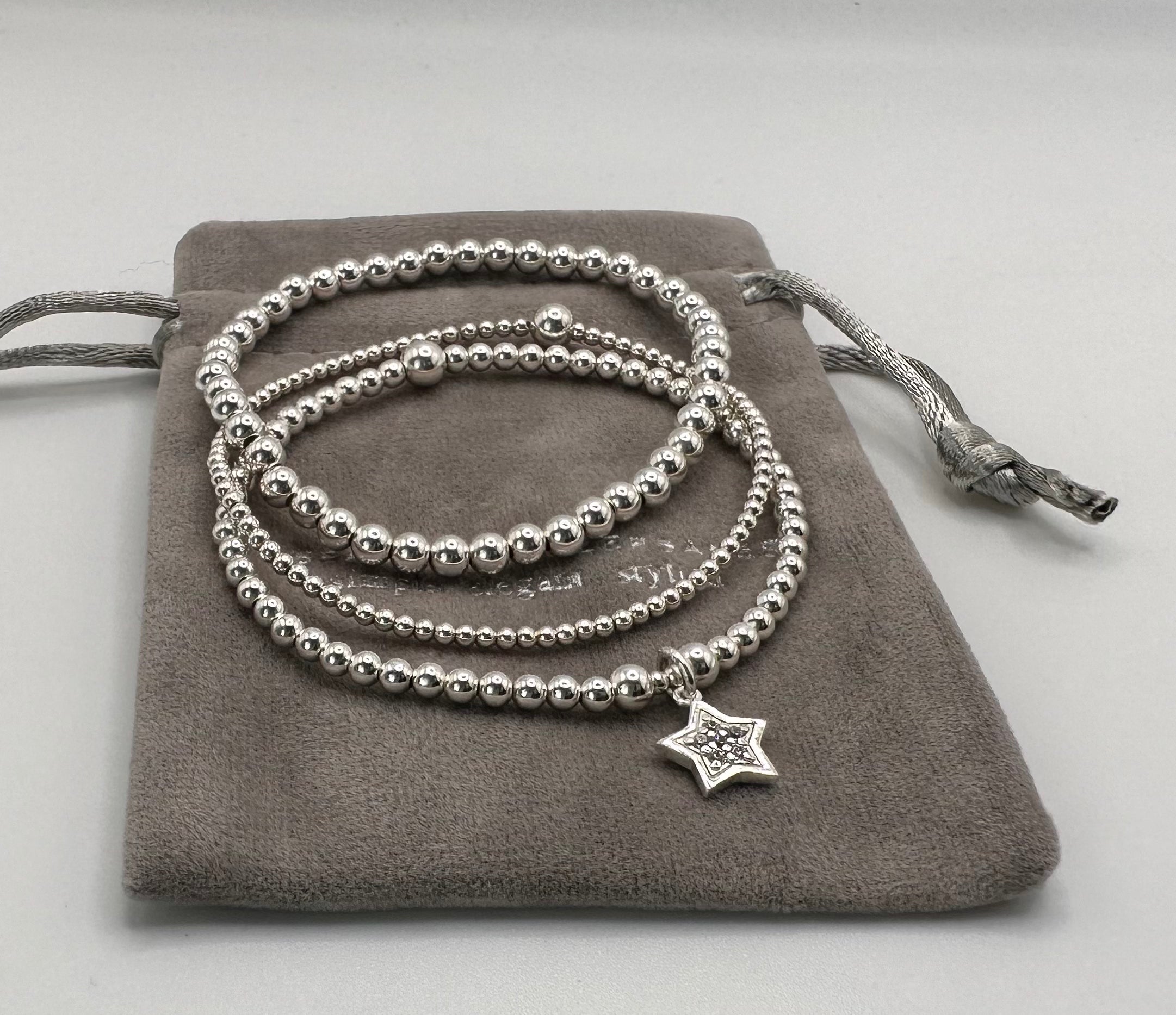 Diamanté Star Bracelet - Beautiful Keepsakes