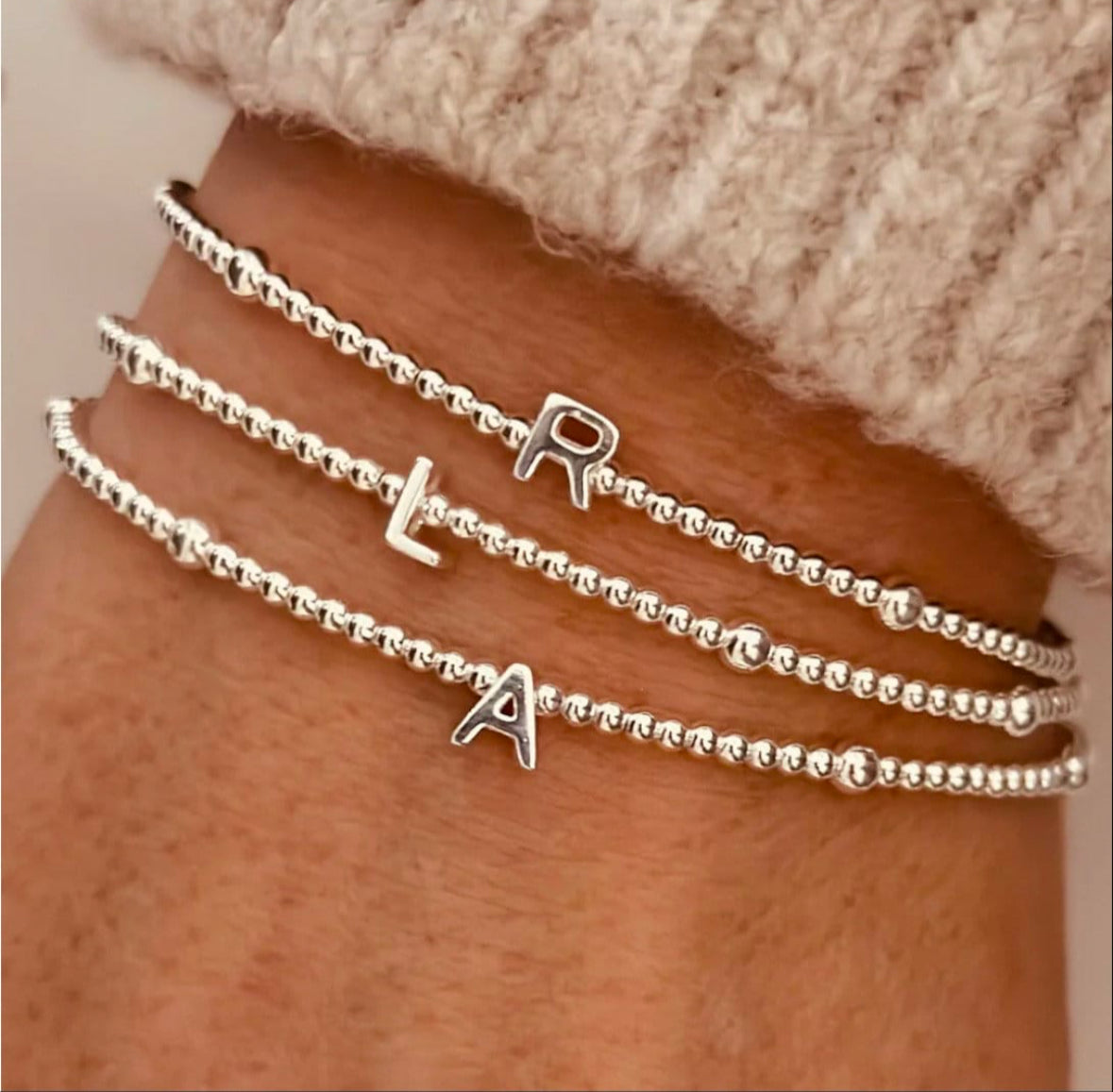 Personalised Sterling Silver Bracelet - Beautiful Keepsakes