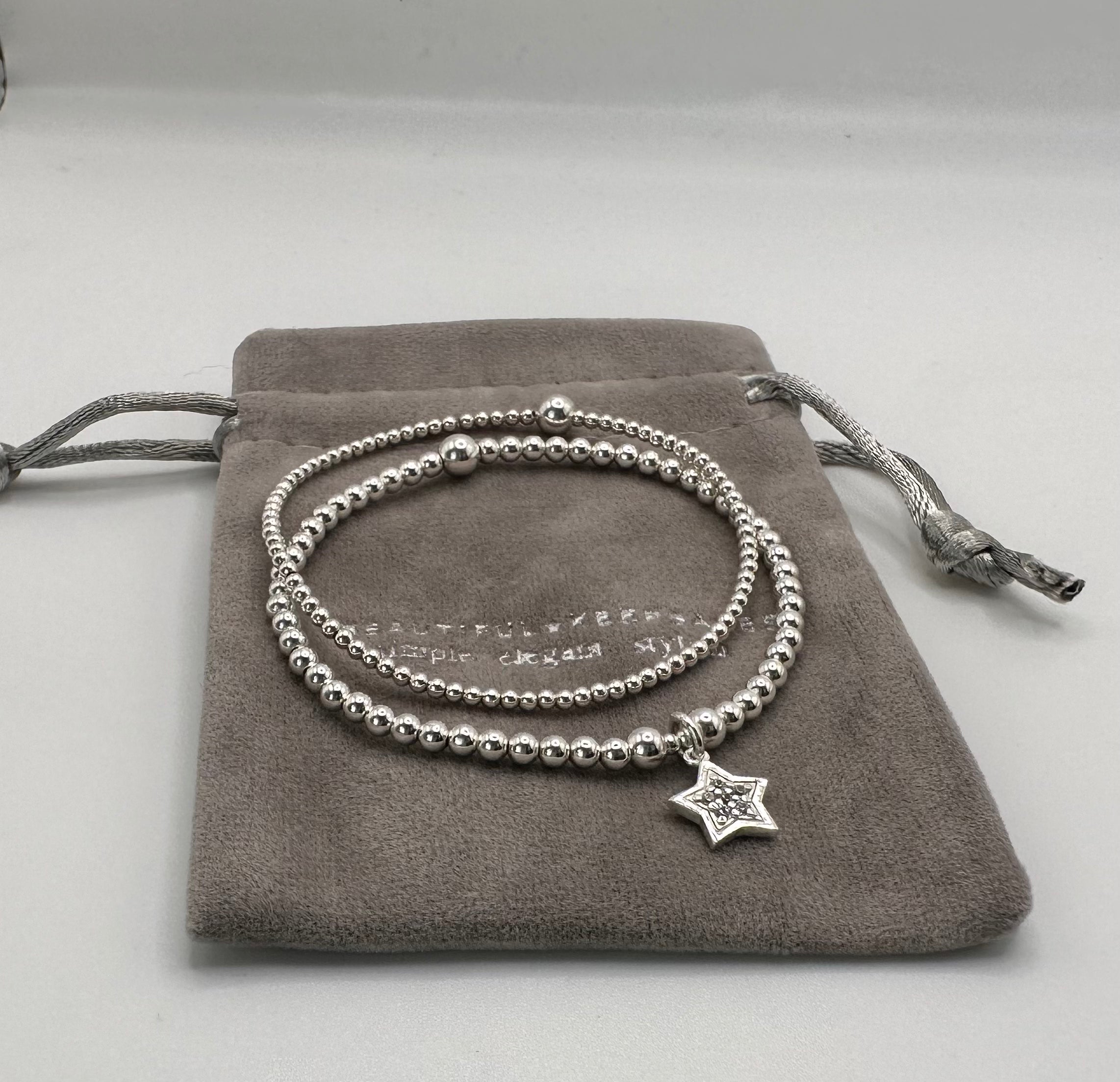 Diamanté Star Bracelet - Beautiful Keepsakes