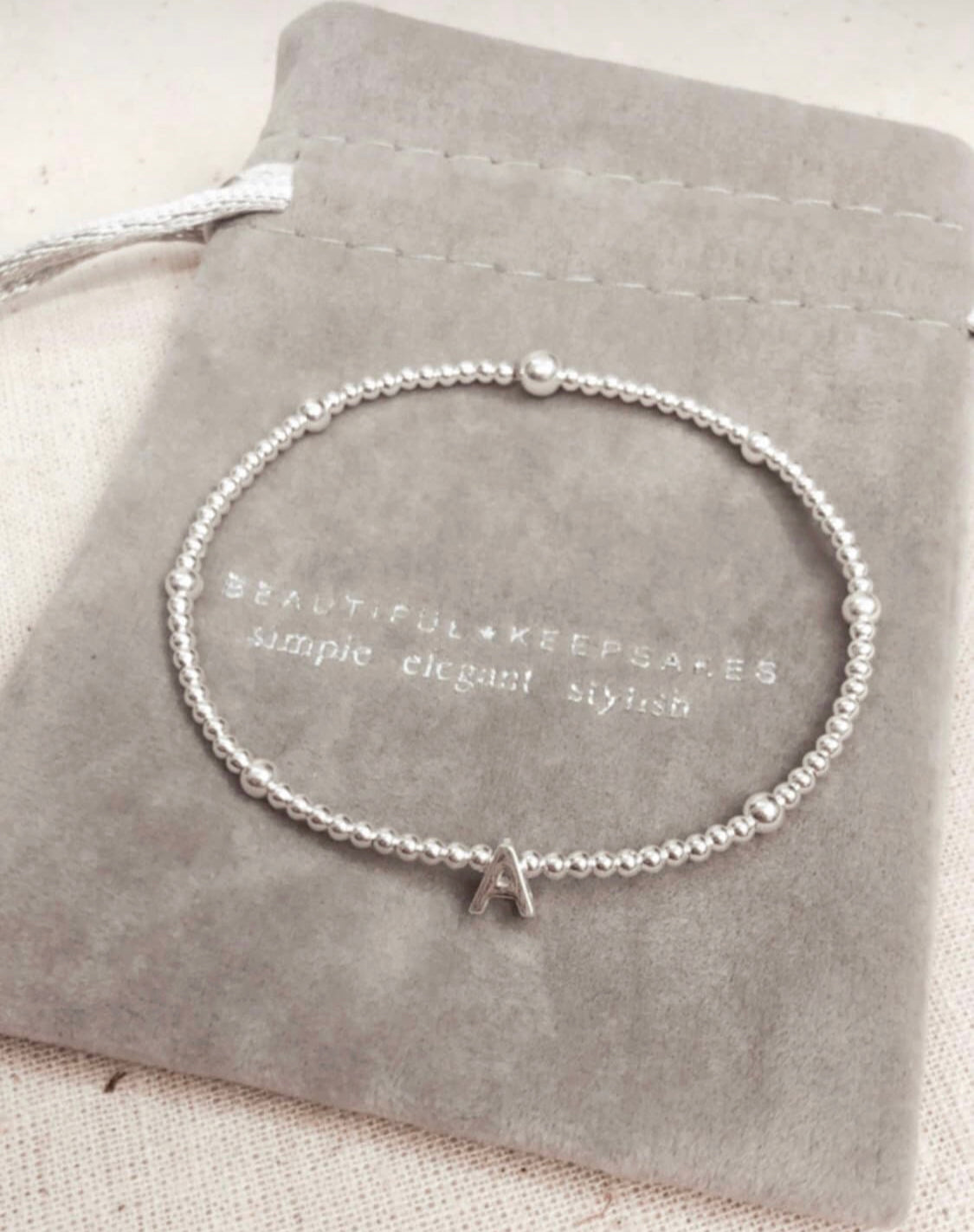 Personalised Initial Bracelet Beautiful Keepsakes