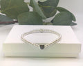 3mm Solid Heart Sterling Silver Bracelet Beautiful Keepsakes